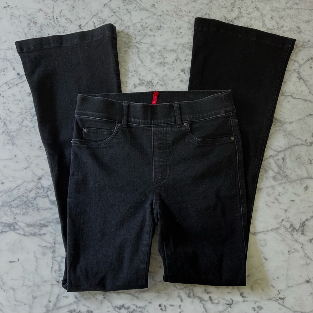 Spanx black flare jeans | Small